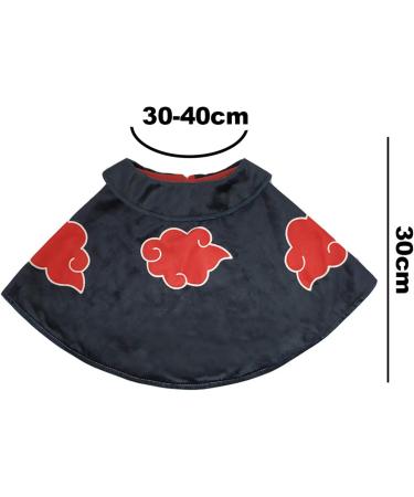 RELABTABY Cat Cloak Costume - Halloween Anime Pet Clothes for Cosplay & Ninja Cloak Christmas, Cute Party Dog Cape, Black (One Size) - Buy Online on GoSupps.com