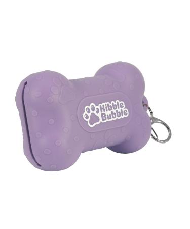 Kibble Bubble Dog Treat Pouch Purple Bone