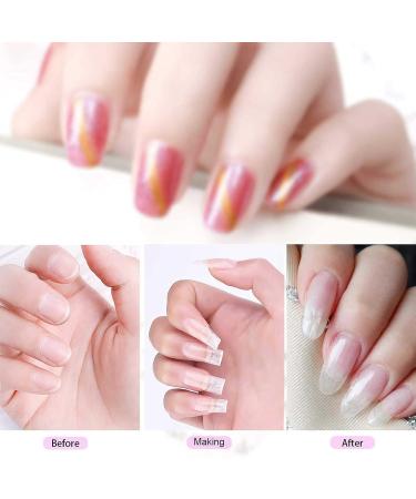 Fiberglass Nail Tips - Lightweight Fake Nail Tips for Nail Training & DIY Enthusiasts | Ideal for Nail Salons - International Shipping Available - Buy Online on GoSupps.com