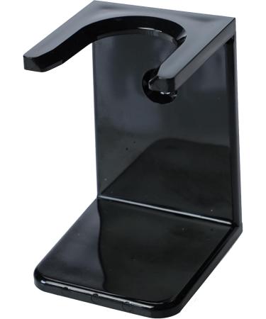 Premium Black Plastic Shaving Brush Holder with Pure Badger Brush - International Shipping Available - Buy Online on GoSupps.com