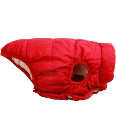 Warm Fleece-Lined Dog Vest for Winter | Extra Soft Windproof XXX-Large Red - Hundaog - Buy Online on GoSupps.com