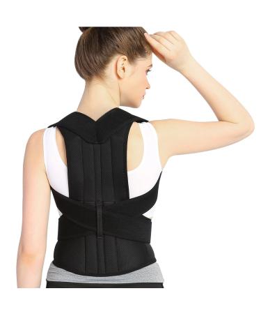 Back Posture Corrector Spine and Back Support for Men and Women Adjustable Upper and Lower Back Brace Breathable Lumbar Shoulder Posture Improves Posture and Provides Back Support XXL