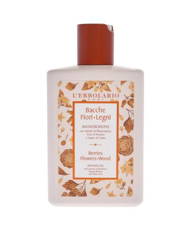 L'Erbolario Berries Flowers Wood Shower Gel - Refreshing & Perfumed Body Wash - Gently Cleanses & Invigorates Skin - 8.4 oz - Buy Online on GoSupps.com
