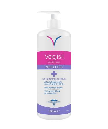 Vagisil Vagisil Protect Plus Antibacterial Underwear Cleanser for Women Daily Intimate Hygiene Women's Soap with Neem Oil and Oil Tea 500 ml
