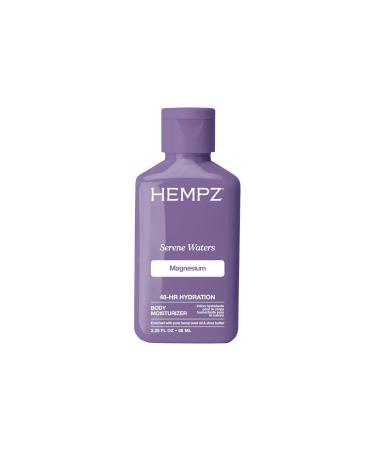 Hempz Mini Magnesium Lotion Serene Waters Body Moisturizer with Arnica travel size 2.25 fl.oz.