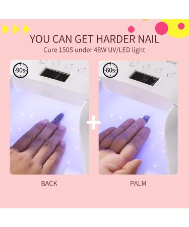 Ur Sugar Poly Gel Nail Set | 6 Colors Builder Kit for DIY Home Manicure | Base & Top Coat & Slip Solution Included | Perfect for Nail Extensions & Brown Shades - Buy Online on GoSupps.com