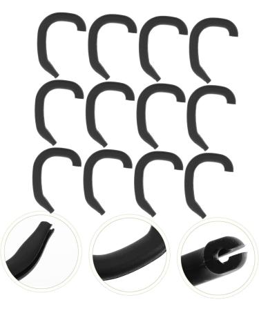 Healeved 12 Pairs Silicone Ear Corrector Cuffs for Infants - Valgus Correction Patch - Black - 4.4x3.6x0.4cm - Buy Online on GoSupps.com