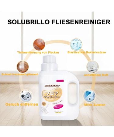 Solubrillo Tile Cleaner 500ml Tub and Tile Cleaner Polishing and Brightening Multi-Purpose Household Concentrate (1PC) - Buy Online on GoSupps.com