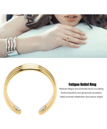 Magnetic Healing Ring - Adjustable Gold-Colored Magnetic Therapeutic Ring for Weight Loss & Arthritis Relief | Unisex Magnetic Joint Support - Buy Online on GoSupps.com