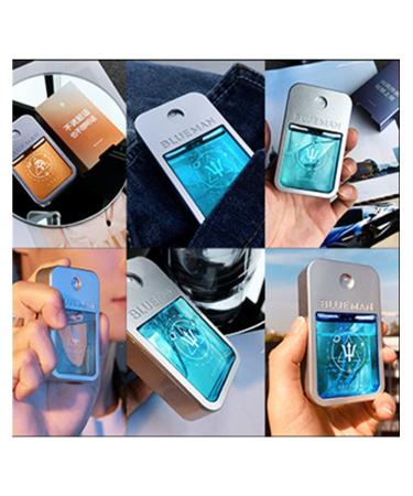 Space BlueMan Long Lasting Pocket Perfume 30ml Light Fragrance Romantic Pheromone Glitter Perfume for Men Increasing Attraction (#1-Blue Ocean) - Buy Online on GoSupps.com