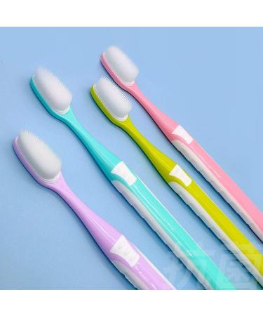 Zumaha Loose Soft Rubber Toothbrushes - 8 Pack for Sensitive Teeth & Gums | Ideal Hand Toothbrushes for Adults & Kids | International Shipping Available - Buy Online on GoSupps.com
