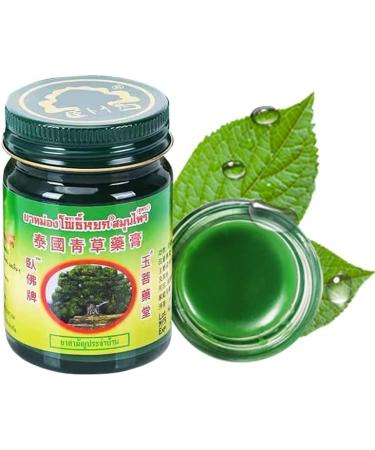 Thai Herbal Wax Original Green Balm - 100g (2 Jars) | Natural Massage Balm for Muay Thai | Imported from Thailand - Buy Online on GoSupps.com