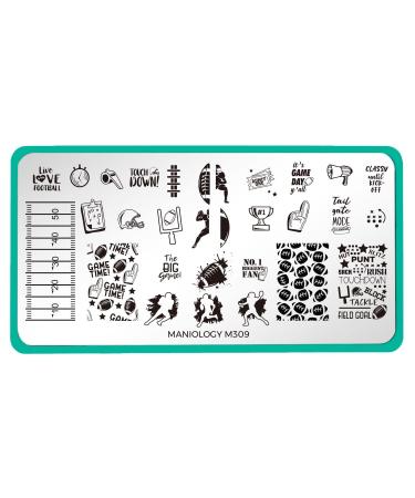 Buy Maniology Game On Nail Stamping Plate Set | Sports-Inspired Nail Art Designs for Creative Manicures - International Shipping Available - Buy Online on GoSupps.com