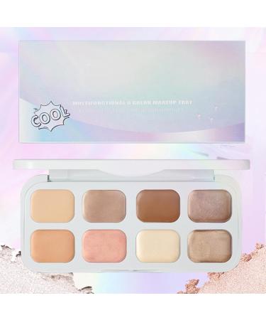  G n rique Cream Makeup Palette Eye Shadow Concealer Palette 8-color Makeup Palette Long-lasting Makeup Palette Color Correcting Cream Makeup Concealer And Eye Shadow Kit Girls Makeup Palette Set Professional C - Buy Online on GoSupps.com