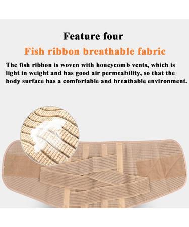Adjustable Lumbar Spine Support Belt | Waist Pain Relief & Posture Corrector | Breathable Design for Men & Women XL Size - Buy Online on GoSupps.com