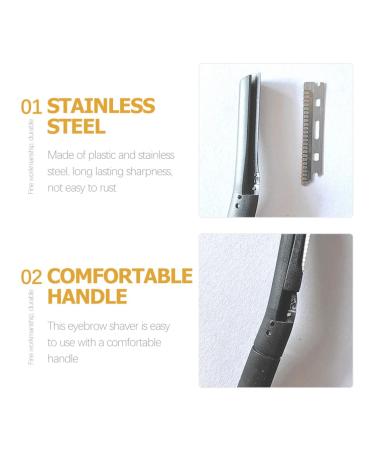 Razor Eyebrow Shaper Set for Women | Portable Eyebrow Razors & Trimmers | Face Shaving Tools - Buy Online on GoSupps.com