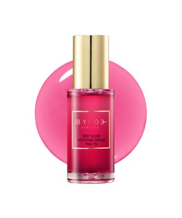 BYROE Beet Glow Boosting Face Serum | Target Redness & Dullness for a Smooth Complexion | Brightening Serum with Peptides and Vitamin C from Upcycled Beets | Vegan 1.01 Fl Oz