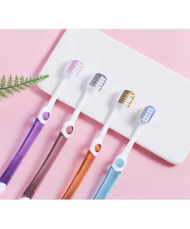 Zumaha Unique Design Toothbrush - Medium Size 4-Pack for Deep Cleaning Stain & Plaque Removal | Travel-Friendly - Buy Online on GoSupps.com