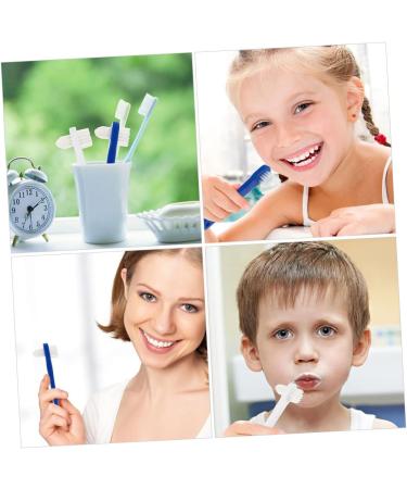 Minkissy 20 STK Double-Headed Toothbrush for Dentures | Portable Prosthetic Cleaning Brush | Household False Teeth Care - Buy Online on GoSupps.com