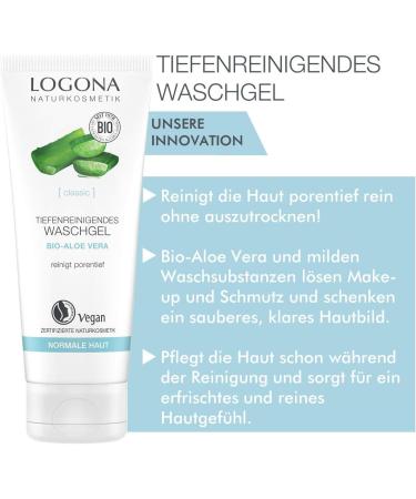  LOGONA Naturkosmetik Logona Vitalising Cleansing Gel - Buy Online on GoSupps.com