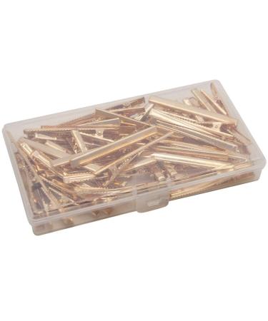 Qearl 2.36 Inch Alligator Hair Clips - 50 Pieces Gold Clips for DIY Bows - Salon & Baby Girls Accessories - Buy Online on GoSupps.com