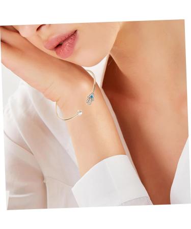 GALPADA Anniversary Presents decor bracelet wrist jewelry alloy Miss Full Diamond Chritmas Gifts - Buy Online on GoSupps.com