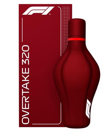 Formula 1 Overtake 320 - Race Collection Mens Cologne An Amber and Spicy Eau de Toilette 2.5 Fl Oz