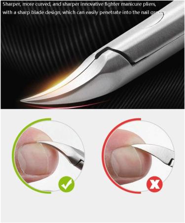 Fingernail Clippers Nail Clippers Scissors Set 3pcs Pedicure Olecranon Pliers Dead Skin Nail Pedicure Care Tools Manicure Grooming Kits Nail Clipper for Men (Color : Black) - Buy Online on GoSupps.com