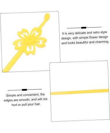 Beaupretty Hairpin japanese hair barrettes hair wooden stick flower hair clips for women japanese hair sticks chinese hair barrettes women hair clips hair chopsticks Acrylic China Miss French - Buy Online on GoSupps.com