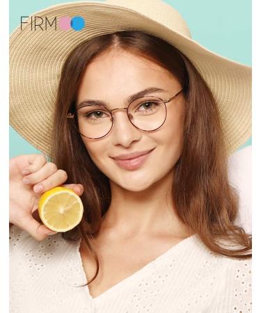 Shop Firmoo Blue Light Blocking Glasses - Anti Eyestrain Round Tortoise Shell Metal Frames for Men & Women - International Shipping Available - Buy Online on GoSupps.com