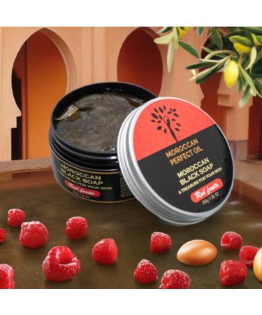Soap Nourishing Moroccan Black Soap with Argan Skin Cleansing Bar for All Ages Unveiled Timeless Beauty