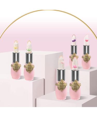Crystal Jelly Flower Lipstick Set - Color Changing Gloss for Magic Lip Transformation (#5 Green) - Buy Online on GoSupps.com