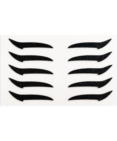 Autocollants Eye Liner | D calque Fard Paupi res Femme Adh sif Tenue Longue Bandes Pour Sorties Danse Voyage Sc ne M res Noir - Buy Online on GoSupps.com