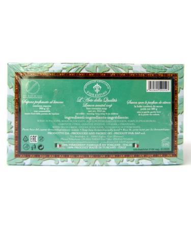 Lemon Scented Italian Soap - 10.5 Ounce | Luxury Handmade Soap for Refreshing Clean | Shop Internationally - Buy Online on GoSupps.com