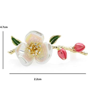 Pin Jewelry Gifts for Women Ladies Fashion Accessories Shell Plum Brooch Ladies Flower Brooch Cardigan Jacket Coat Brooch Brooches & Pins - Buy Online on GoSupps.com