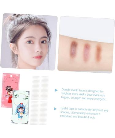 POPETPOP 2 Sets 2 Sided Tape Eyelid Stickers for Hooded Eyes Invisible Eye Lid Tape Adhesive Tape Big Eyes - Buy Online on GoSupps.com