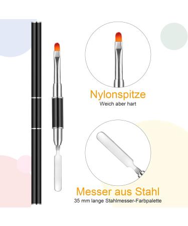 Metagio 100 Piece Dual Nail Forms Set - Gel & Acrylic Nail Extension Kit with Clips Dual-Ended Brush & Nail File - Perfect for International Shipping - Buy Online on GoSupps.com