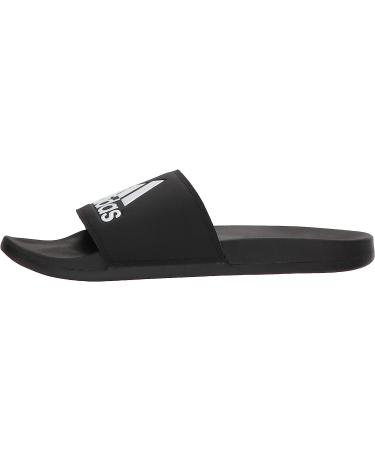 adidas Men's Adilette Comfort Slides Sandal 10 - Black/White - Buy Online on GoSupps.com