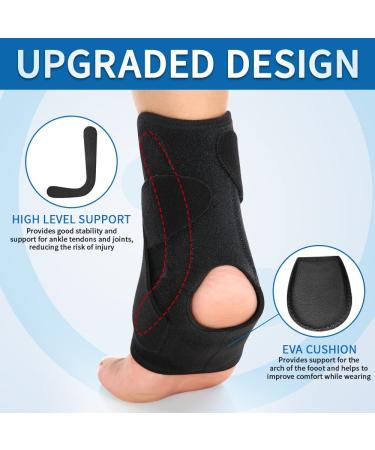 AKSO MEDICOS Breathable Ankle Brace for Men & Women - Adjustable Support for Achilles Sprain Recovery - Buy Online on GoSupps.com