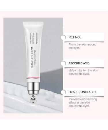 Retinol Eye Cream for Dark Circles Anti-Aging Moisturizing Treatment for Under Eye Area Fight Fine Lines Wrinkles & Dark Spots 0.71 oz - Buy Online on GoSupps.com