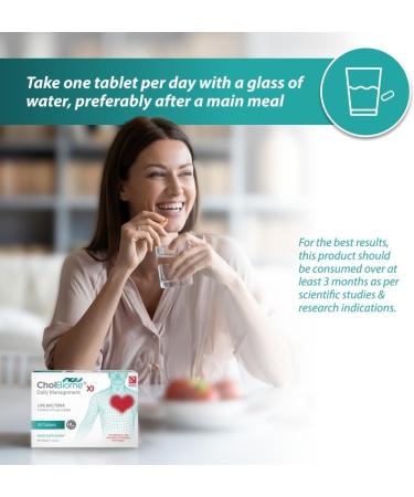 CholBiome®X3 Tablets Multivitamin with Vitamin B Complex, Probiotics, Blood Pressure Lowering, and Cholesterol Support - Promotes Heart Health and Overall Wellness - Buy Online on GoSupps.com