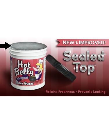 HOT BELLY BACON GREASE 1-11ounce by HOT BELLY used on the KETO AND PALEO diet free pdf cookbook with each order (1 pack) 11 Ounce (Pack of 1) - Buy Online on GoSupps.com