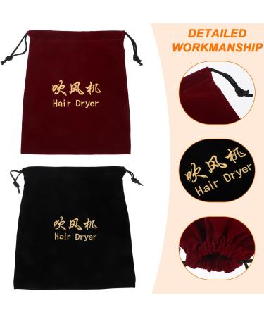 BRIGHTFUFU 2pcs Hair Dryer Storage Bag Travel Bags Hairdryer Storage Organizer Hair Blower Bag Wen Wan Handbag - Buy Online on GoSupps.com