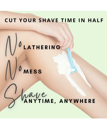 BodyVerde Speed Shave - Waterless Shaving Cream for Women and Men - 8oz - Buy Online on GoSupps.com