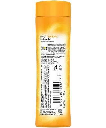Pond's Sandal Radiance Talc 100gm - Buy Internationally | Soft & Radiant Skin Powder - Buy Online on GoSupps.com