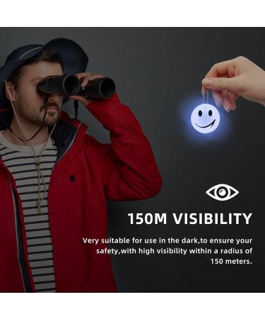 Buy Esteopt 11PCs Reflective Smiley Supporters - Safety Reflector Pendants for Children Streamer Security Reflectors for School Bags & Backpacks - 11 Colors Available - Buy Online on GoSupps.com