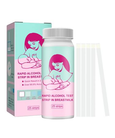 Breastmilk-Test-Strips Quick-and-Precise-Test-Strips Simple-Home-Test-for-Breastfeeding-Mothers Easy-to-Get Accurate-Test-Results-in-2-Minutes 25-PCS