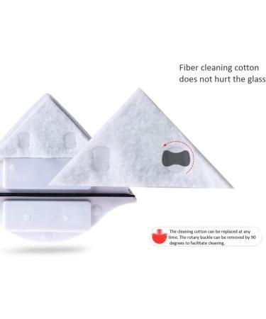 Double Sided Window Cleaner Anti-splint/large Handle/anti-fall Safety Rope Cleaner Glass Wiper 15-25mm Household Cleaning Tool Manual Type Colour:A (B) - Buy Online on GoSupps.com