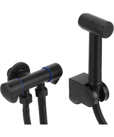 High Pressure Stainless Steel Toilet Sprayer G1/2 - Bidet Sprayer with 1 in 2 Out Angle Valve | Premium Bathroom Supplies - Buy Online on GoSupps.com
