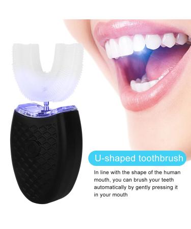 Electric Sound Toothbrush - U-Shape Automatic Cleaning 4 Modes Food-Grade Silicone Oral Care Tool - Buy Online on GoSupps.com
